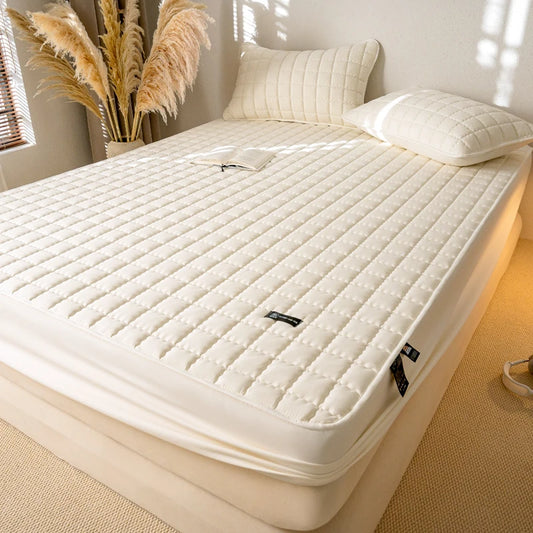 Protège-matelas bonnet élastique tour complet universel 30 cm