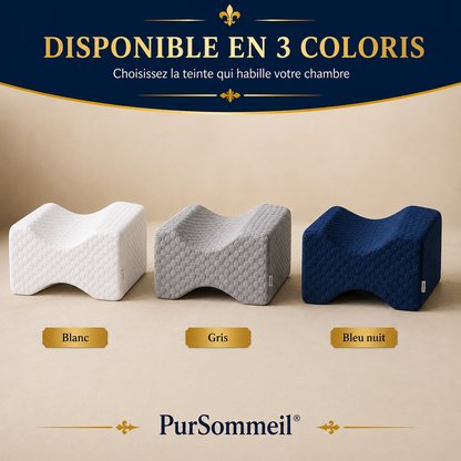 Coussin Ergonomique Entre les Jambes Mémoire de Forme — Soulagement Dos & Hanches | PurSommeil