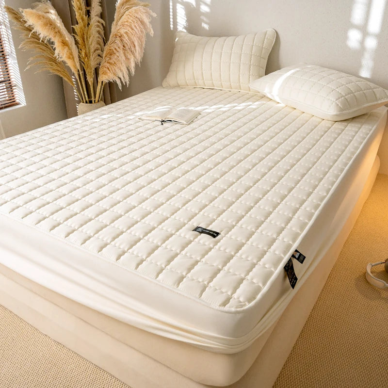 Protège-matelas bonnet élastique tour complet universel 30 cm
