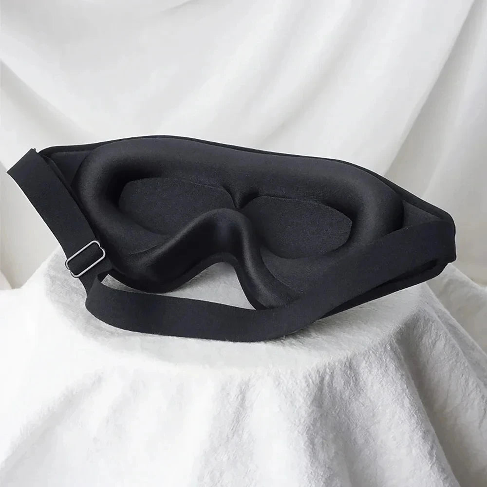 Masque de Sommeil 3D Premium — Confort & Obscurité Totale — élastique 360°